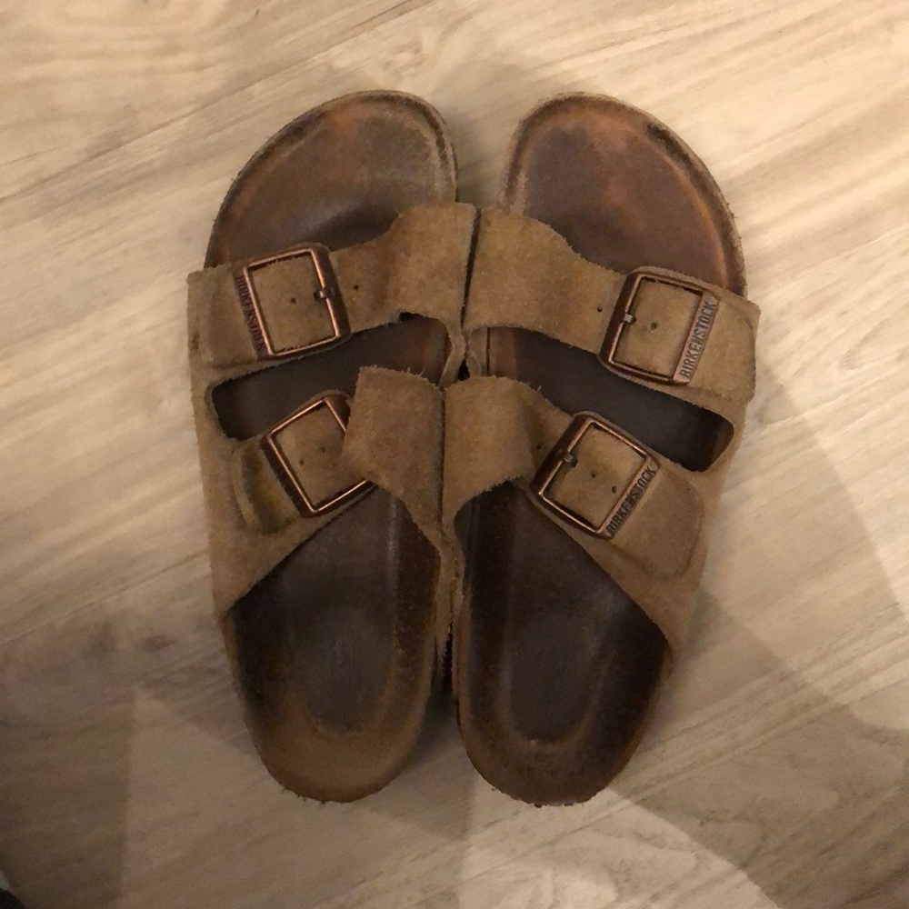 gently worn birkenstock sandals!!!
